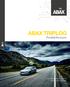The difference is ABAX ABAX TRIPLOG. Produktbrosjyre. Verdens ledende leverandør av elektroniske kjørebøker