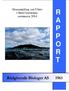 Straummåling ved Uføro i Stord kommune, R A P P O R T. Rådgivende Biologer AS 1961