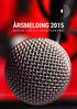 ÅRSMELDING 2015 ÅRSMELDING 2015 FOR NORSK LOKALRADIOFORBUND