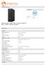 Dell Precision Tower Xeon E3-1220V5 3 GHz - 16 GB GB - Nordisk