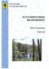 TELEMARK FYLKESKOMMUNE KULTURHISTORISK REGISTRERING. Tinn kommune Gjuvsjå GNR. 1, BNR. 8