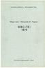 FOLKETELLINGEN 1. NOVEMBER Tellingsresultater Tilbakegående tall Prognoser BERG (TR.) 1929 STATISTISK SENTRALBYRÅ - OSLO