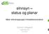 einnsyn status og planar