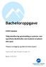 Bacheloroppgave. Tidlig identifisering og behandling av pasienter med sepsis/early identification and treatment of patients with sepsis