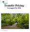Transfer Pricing Årsrapport for 2016
