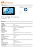 HP Pro Slate 10 EE G1 - Tablet - Android 4.4 (KitKat) - 16 GB emmc  IPS (1280 x 800) - microsd-spor - grå