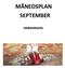 MÅNEDSPLAN SEPTEMBER GRØNNINGEN