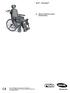 Rea Clematis. Manual wheelchair passive Bruksanvisning