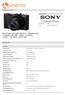 Sony Cyber-shot DSC-RX100 II - Digitalkamera - kompakt MP p - 3.6optisk x-zoom - Carl Zeiss - Wi-Fi, NFC