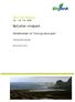 Bioforsk Rapport Vol. 1 Nr Bufjellet vindpark. Konsekvenser for flora og naturtyper. Thomas Holm Carlsen. Bioforsk Nord Tjøtta