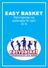 EASY BASKET Retningslinjer og spilleregler for barn 2016