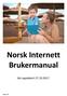 Norsk Internett Brukermanual. Sist oppdatert Side 1/37