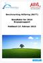 Benchmarking Attføring (BATT) Resultater for 2014 Bransjerapport. Publisert 27. februar 2015