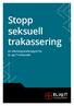 Stopp seksuell trakassering. En informasjonsbrosjyre fra EL og IT Forbundet