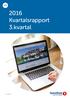 2016 Kvartalsrapport 3.kvartal