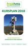 KURSPLAN 2018 FOR DEG SOM SER ETTER INSPIRASJON OG FRISK KUNNSKAP. Elvegt. 19, 2609 Lillehammer T: E: friskhms.