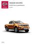 NISSAN NAVARA. EURO6 Priser og spesifikasjoner NO-20C-0861