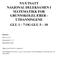 NY/UTSATT NASJONAL DELEKSAMEN I MATEMATIKK FOR GRUNNSKOLELÆRER - UTDANNINGENE GLU 1 7 OG GLU 5 10