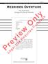 Hebrides Overture. Preview Only. Felix Mendelssohn. Arranged by Jason Librande. Conductor Score 1 Violin I 8 Violin II 8 Viola 5 Cello 5 String Bass 5