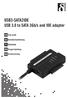 USB3-SATA2IDE USB 3.0 to SATA 3Gb/s and IDE adapter
