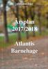 Årsplan 2017/2018. Atlantis Barnehage