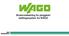 Brukerveiledning for pluggbart kablingssystem fra WAGO