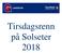 Tirsdagsrenn på Solseter 2018