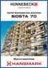 Monteringsveiledning MONTERINGSVEILEDNING BOSTA 70. Rammestillas. Bosta 70 - rammestillas - monteringsbeskrivelse