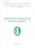 MEDICINA SOCIALA ŞI MANAGEMENT