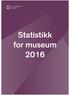 Statistikk for museum 2016