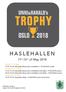 HASLEHALLEN. 11 th -13 th of May 2018