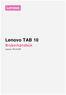 Lenovo TAB 10 Brukerhåndbok