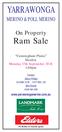 On Property Ram Sale. Cunningham Plains Harden Monday 17th September pm