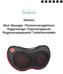 Wireless Back Massager / Rückenmassagekissen Ryggmassage / Rygmassagepude Ryggmassasjeapparat / Selkähierontalaite