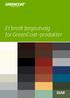 Et bredt fargeutvalg for GreenCoat-produkter