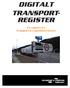 DIGITALT TRANSPORT- REGISTER