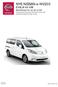 NYE NISSAN e-nv200 EVALIA 40 kwt