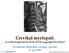Cervikal myelopati: en underdiagnostisert årsak til fall og gangforstyrrelser? Konstantin Shcherbak, overlege i geriatri 12.