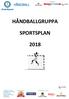 HÅNDBALLGRUPPA SPORTSPLAN