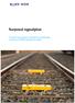 Nasjonal signalplan. Fornyelse og investering i jernbanens signalanlegg Innføring av ERTMS og klasse B-anlegg
