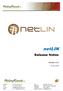 netlin Release Notes Versjon Telefon : Fax : E-post : :
