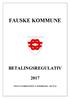 FAUSKE KOMMUNE BETALINGSREGULATIV VEDTATT I KOMMUNSTYRET 15. DESEMBER 2016 SAK 197/16