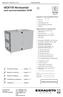 VEX170 Horisontal. med vannvarmebatteri HCW VEX100. Original bruksanvisning. Produktinformasjon... Kapitel Mekanisk montering...