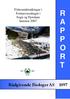 Fiskeundersøkingar i Fortunvassdraget i Sogn og Fjordane hausten 2007 R A P P O R T. Rådgivende Biologer AS 1097