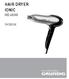 HAIR DRYER IONIC HD 6080 NORSK