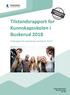 Tilstandsrapport for Kunnskapsskolen i Buskerud Videregående opplæring skoleåret 16/17