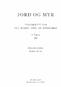 JORD OG MYR DET NORSKE JORD- OG MYRSELSKAP. Ansvarlig redaktør direktør Ole Lie. 5. Årgang. H. Clausen A/S Henrik Ibsensgt, 5 - Oslo i