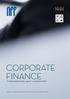 CORPORATE FINANCE. Fordypningsstudium, august - november 2018 NORGES HANDELSHØYSKOLE OG NORSKE FINANSANALYTIKERES FORENING