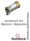 bondura 6.6 Ø50mm - Ø500mm assembly & inspection manual art rev C