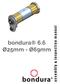 bondura 6.6 Ø25mm - Ø69mm assembly & inspection manual art rev C